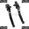 Folding Levers - Kawasaki ZX6R 00-04 ZX9R 00-03 ZX10R 04-05 ZX12R 00-06 ZZR600 05-09 Z1000 03-06 VERSYS 1000 12-14